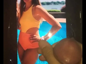 Asian cum tributes on white 18 year old teen