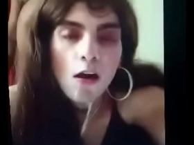 Stupid femboy turned out by bbc thug gets completely used